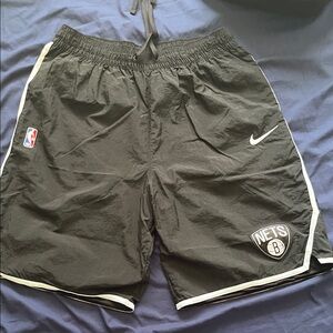 Nike Men's Black Brooklyn Nets Athletic Shorts